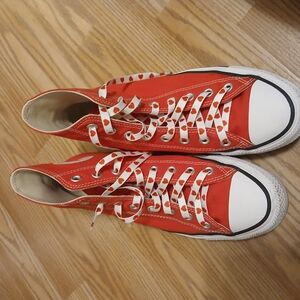 Converse Red High-Top Sneakers